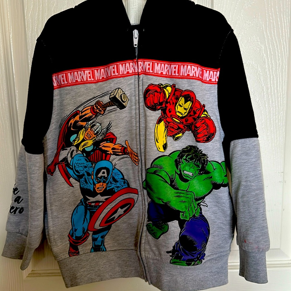Marvel sweatshirt size 6 yrs.